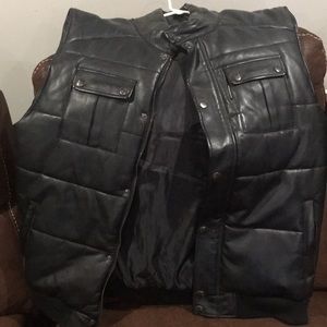 Black vest jacket